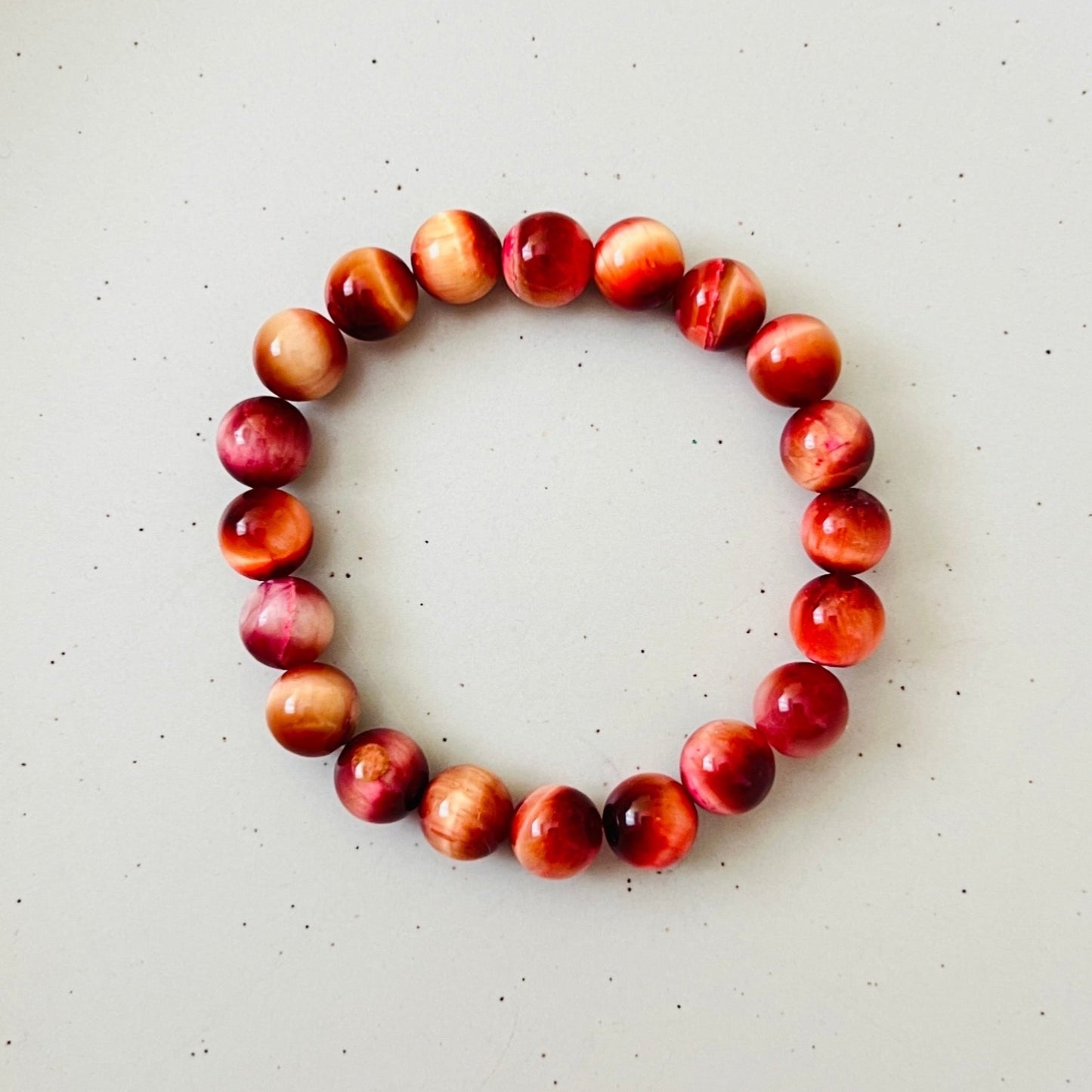 Tiger Eye Semi Precious Gemstones Beaded Bracelet - Ima Artistry