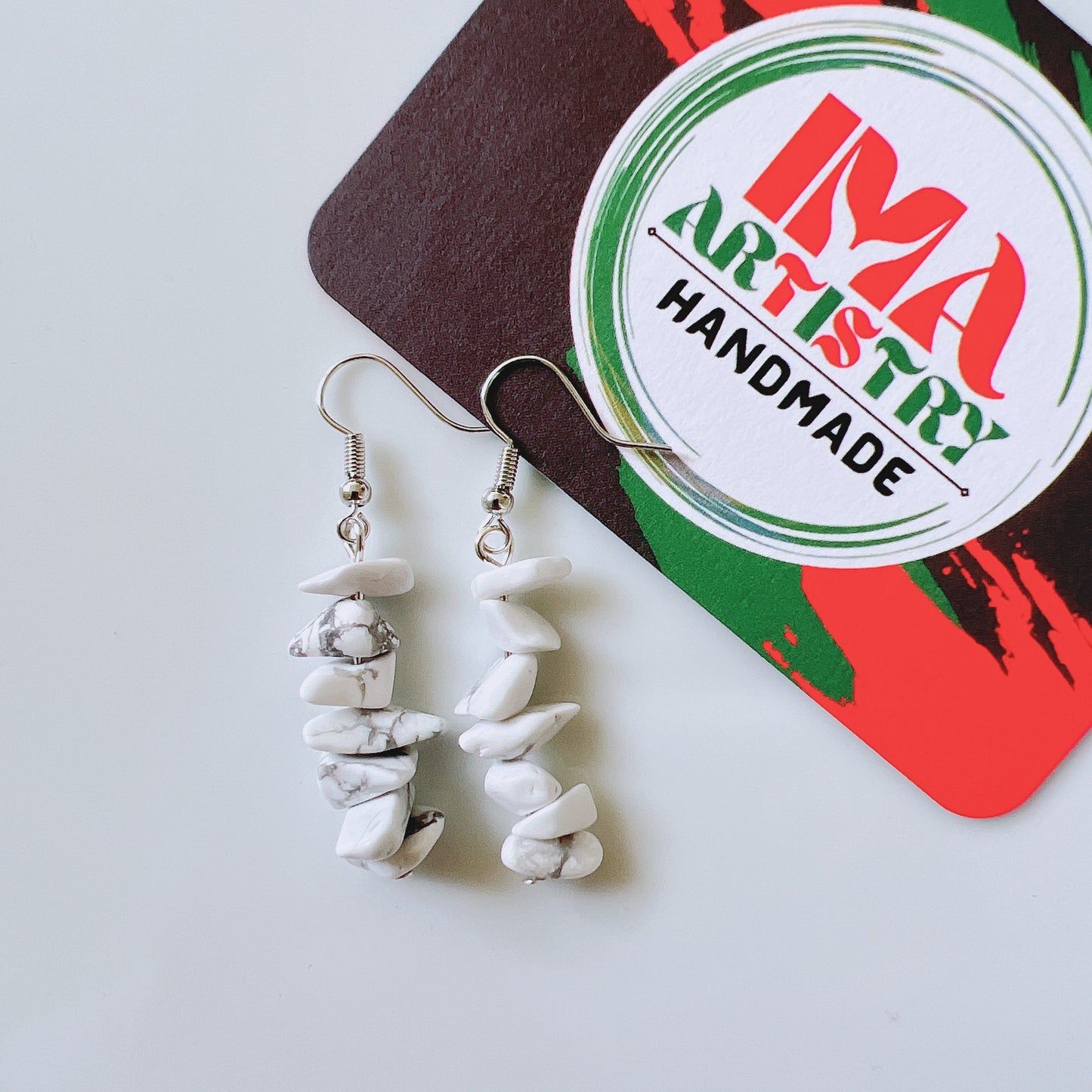 Stone Drop Earrings - Ima Artistry