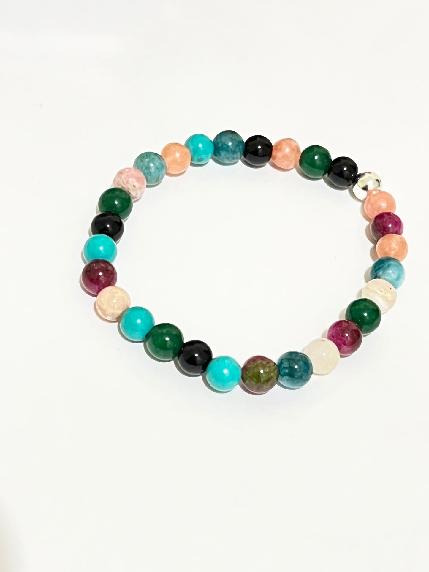 Unisex Colourful Gemstone Bracelet - Ima Artistry 