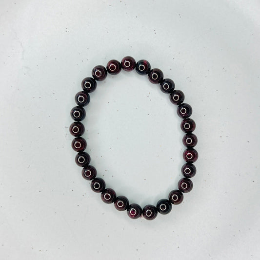 Garnet Gemstones Beaded Bracelet for Men and Women - Ima Artistry