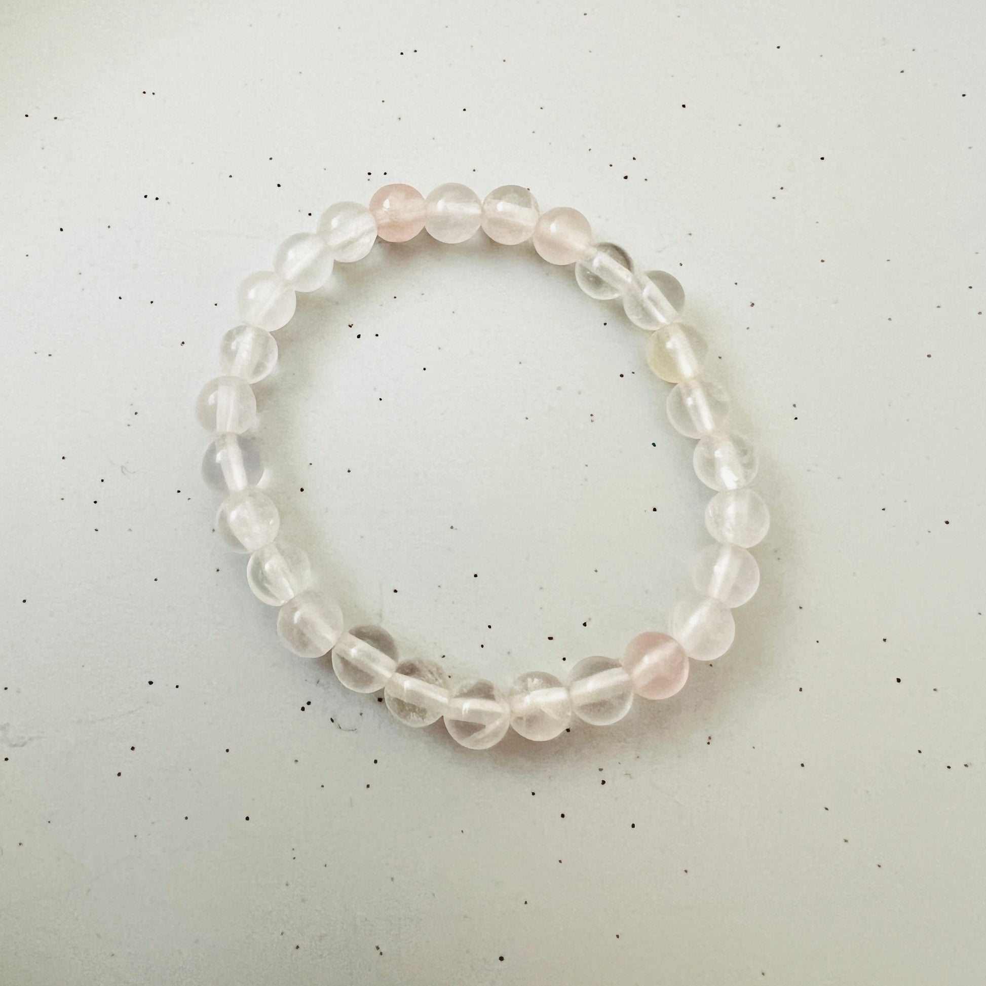 Rose Quartz Gemstones Beaded Bracelet for Men and Women - Ima Artistry