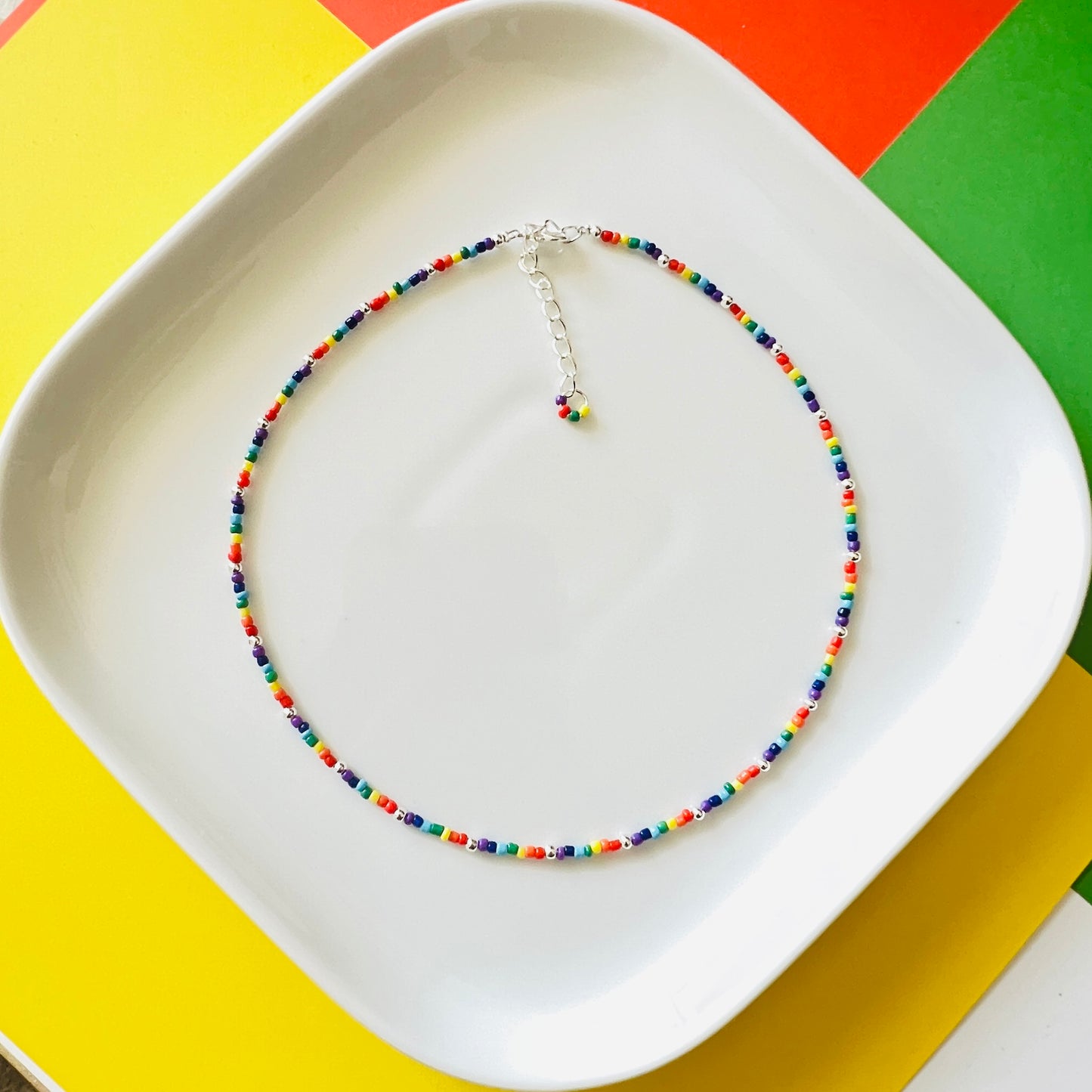 Seed Beaded Choker-Necklace Ima Artistry