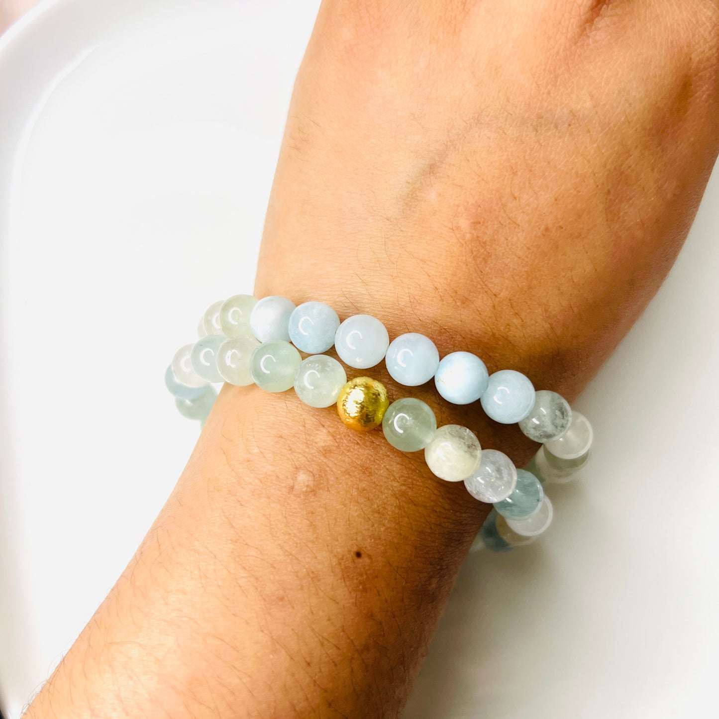 Mixed Aquamarine Bracelet - Ima Artistry