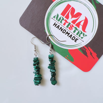 Stone Drop Earrings - Ima Artistry 