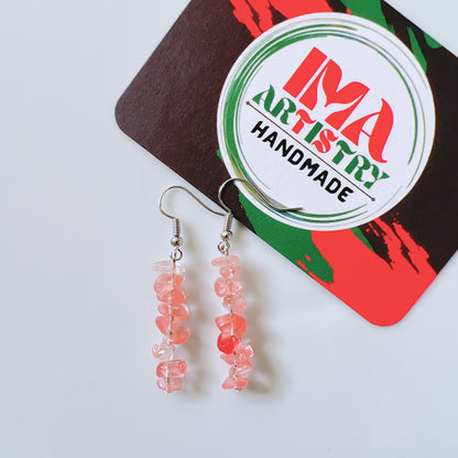 Stone Drop Earrings - Ima Artistry 