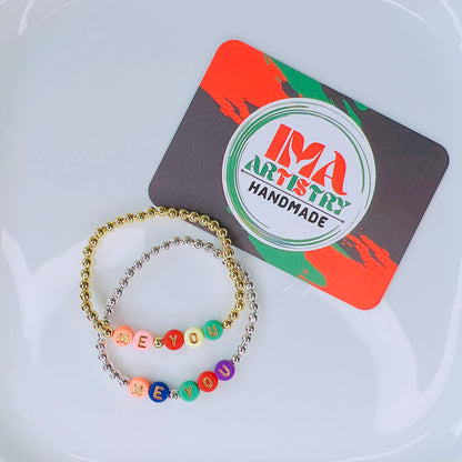 Me & You Beaded Bracelet