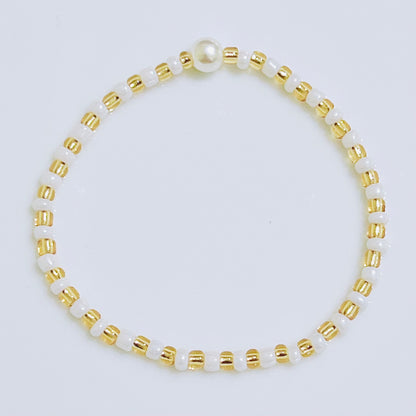 White and Yellow Gold Bracelet - Ima Artistry