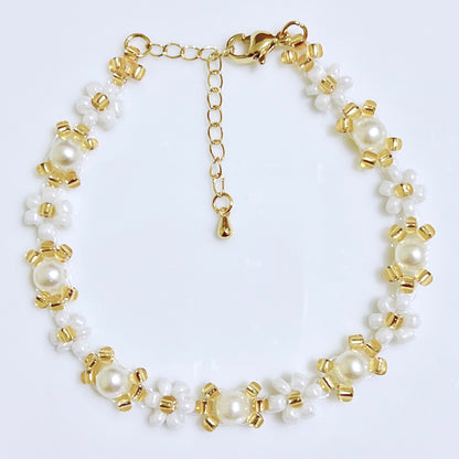 White and Yellow Gold Bracelet - Ima Artistry