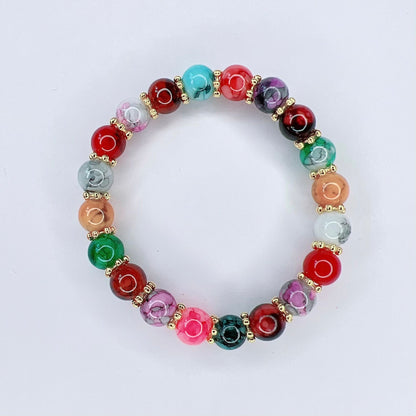 Marble Effects Multicoloured Bracelet Ima Artistry