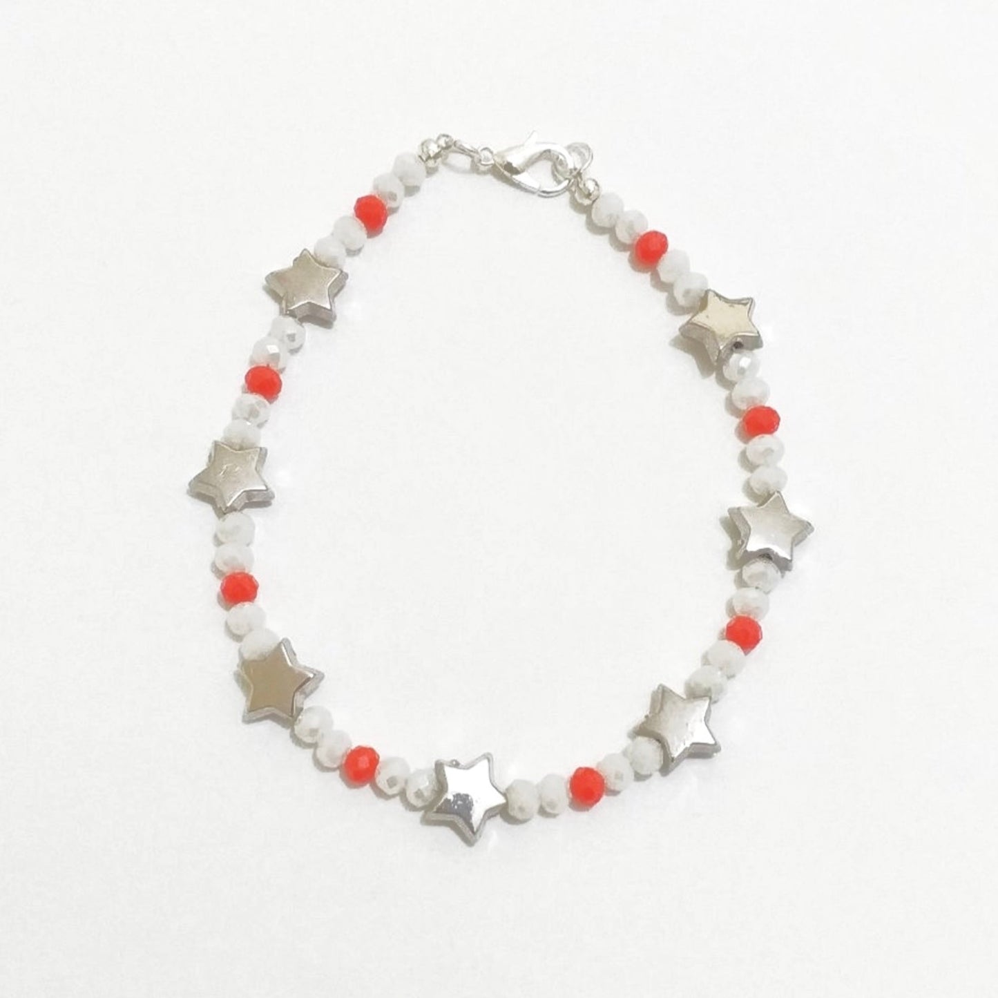 Red, White Star Bracelet Ima Artistry