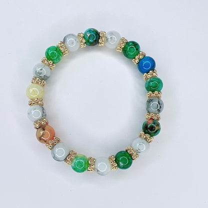 Marble Effects Multicoloured Bracelet Ima Artistry