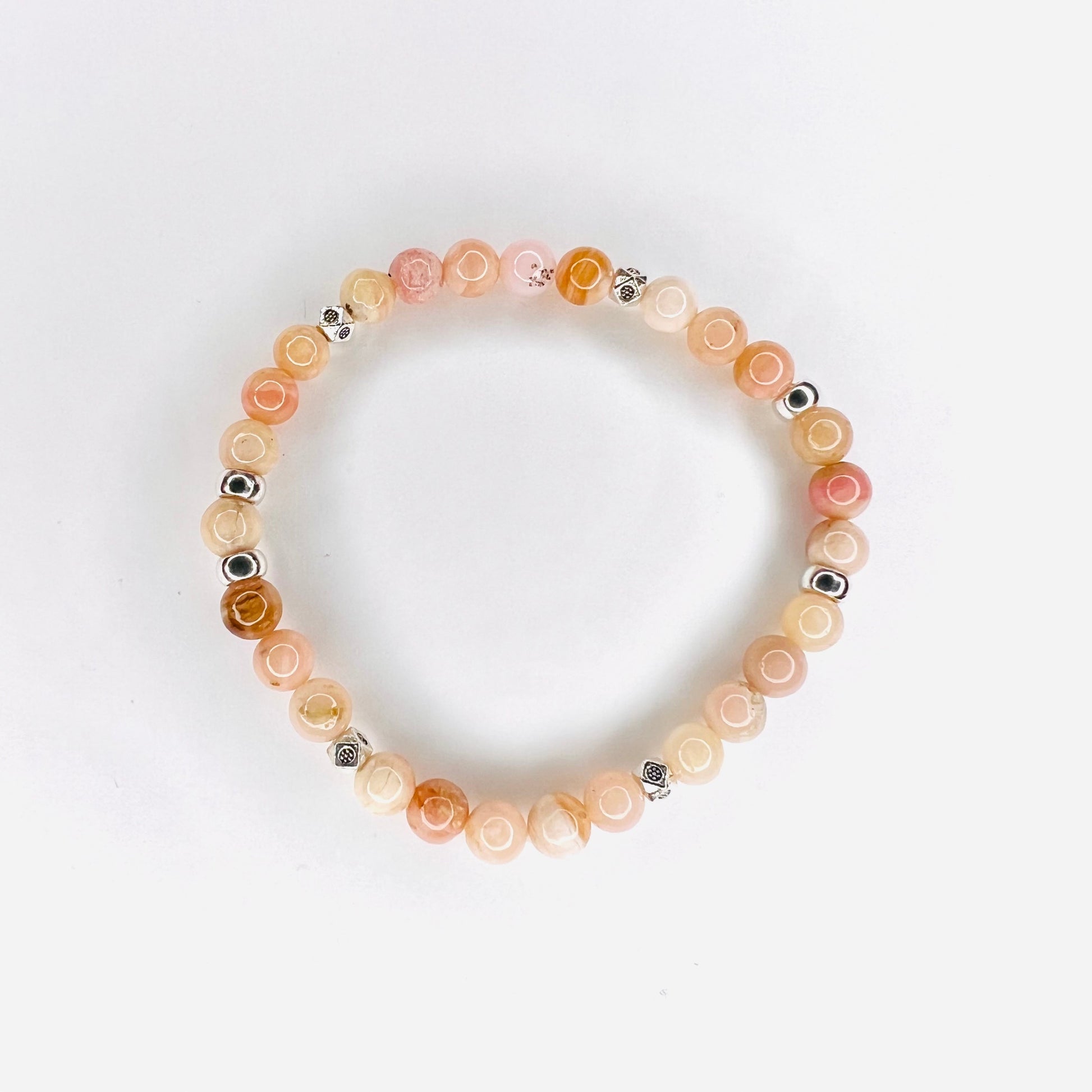 Unisex Agate Strip Gemstone Bracelet Ima Artistry 