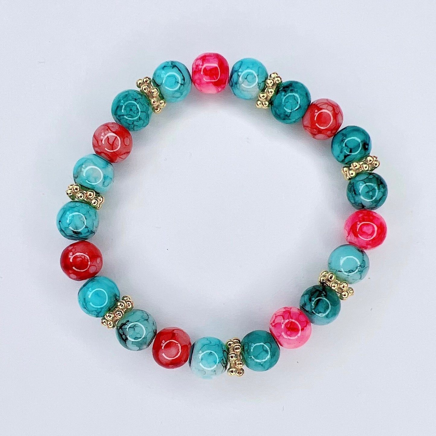 Marble Effects Multicoloured Bracelet Ima Artistry